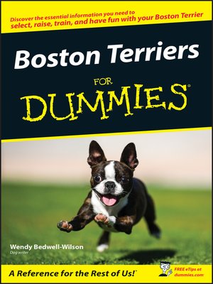 cover image of Boston Terriers For Dummies